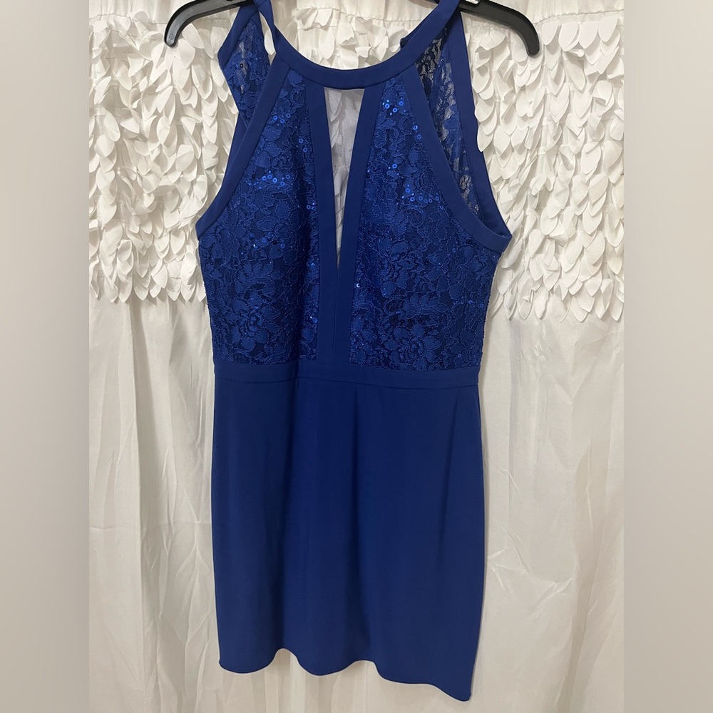 Blue sparkle dress